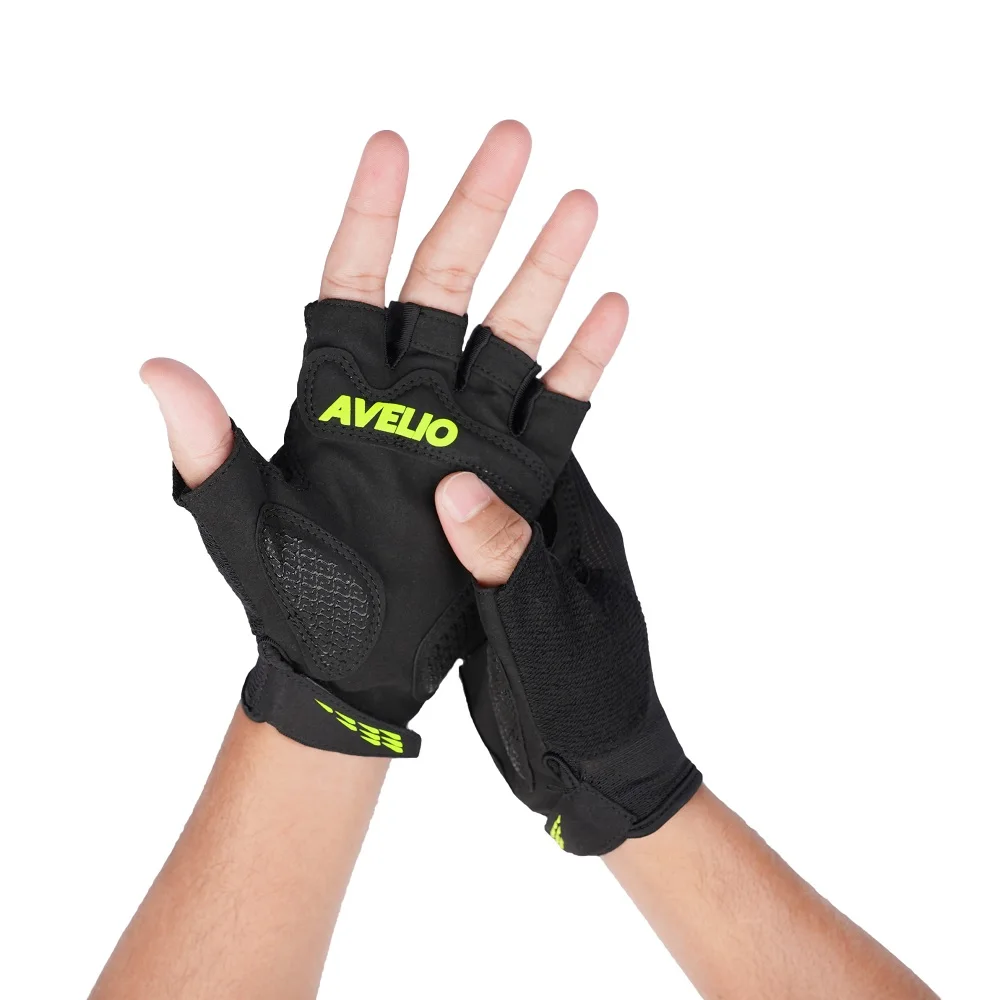 Stylish 100%  High Quality Export Oriented Safety Hand Protect Half Finger Non-Slip Dash Fighter Hand Gloves from Indonesia