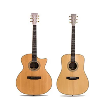 Free Shipping Acoustic guitar 40 41 inch All Solid wood Professional guitarra for Stringed Instruments Musical
