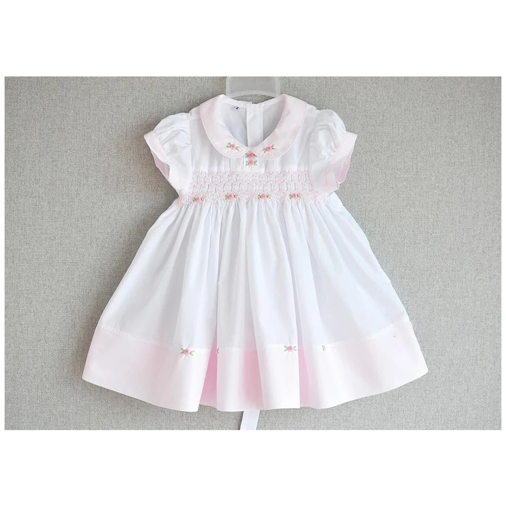 Little Girls Vintage Dresses 2 To 7 Years Smocked Dress Girl For Special Occasions From Manufacturer Vietnam