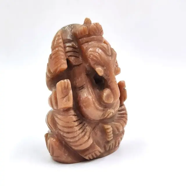 Brown Aventurine  Ganesh  Statue Modern Art Indian India famous god lord Ganesh statue