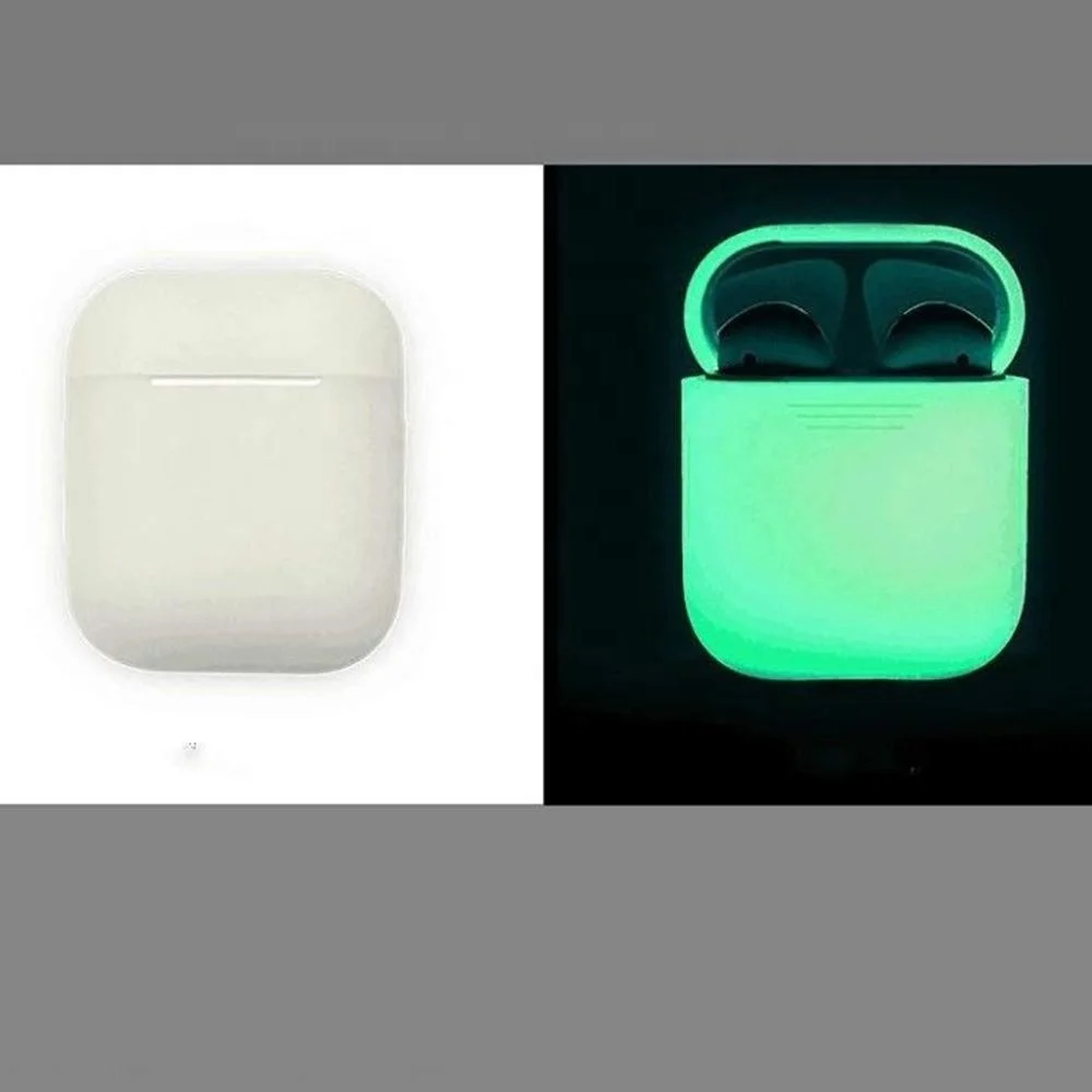 New Luminous Case Glow in the Dark Protective Silicon Cover Case for Air-pods