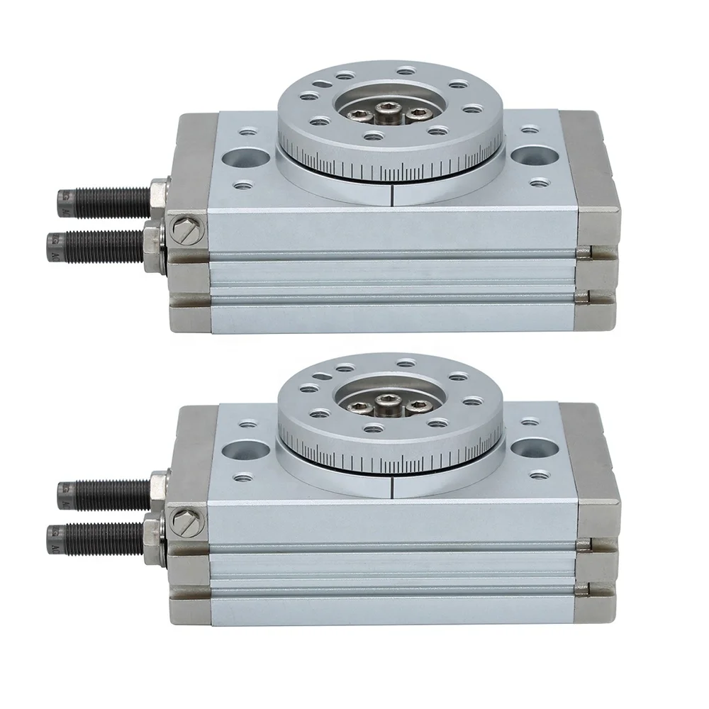 MSQB Series Swing Solid Rotating Air Cylinder ,Rotary Table Pneumatic Cylinder