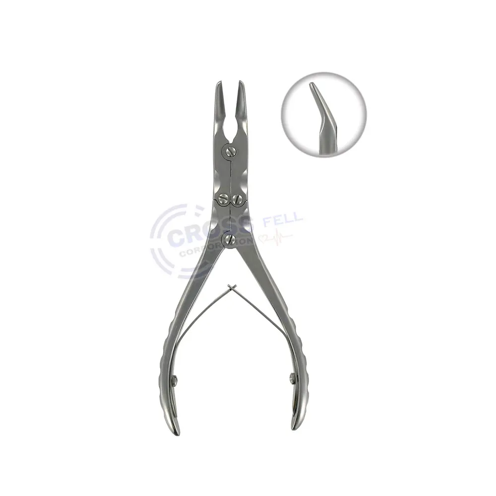Pakistan Manufacture Ruskin Rongeur Forceps Straight Double Action Bone Cutting Rongeurs