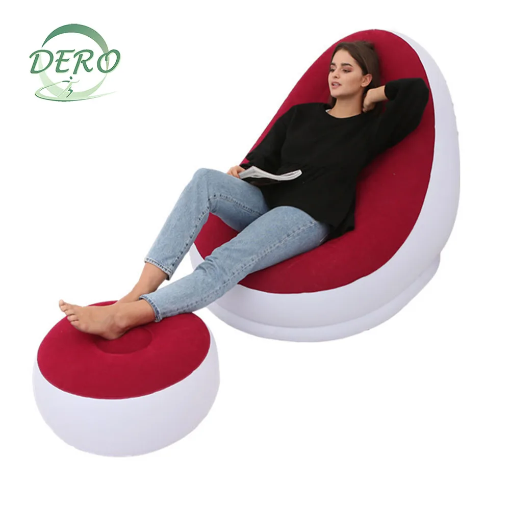 
PVC inflatable fashion American hot sell lazy people living room air sofa 