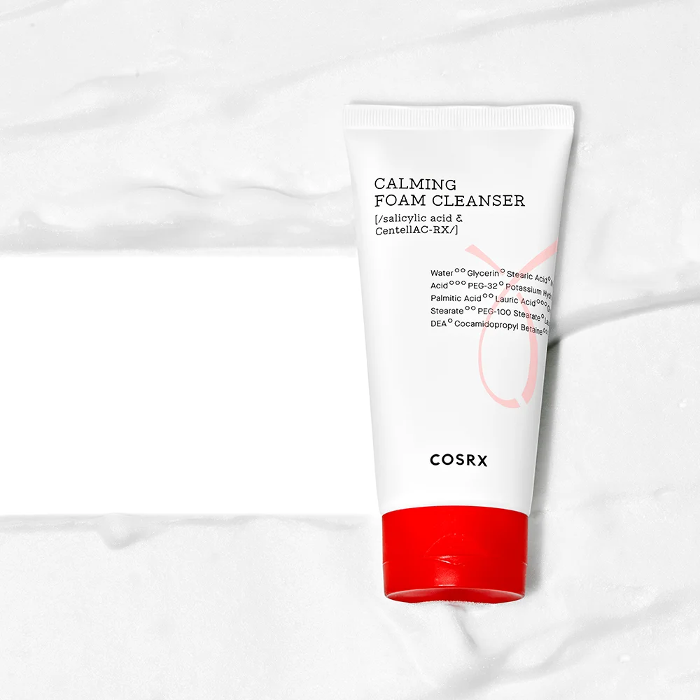 [OEM/ODM] COSRX AC Collection Calming Foam Cleanser - Made in Korea - Face Deep Clean relieve acne-prone skin Hypoallergenic