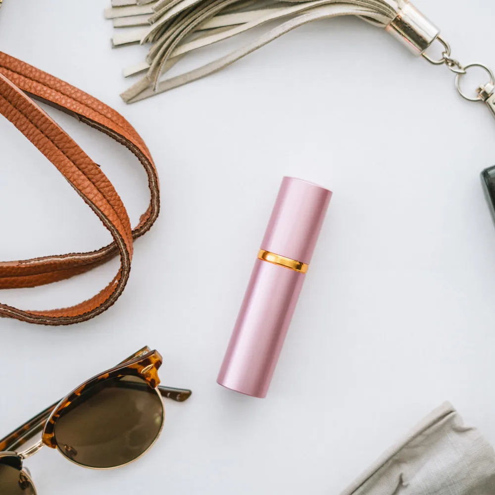 
SABRE Lipstick Pepper Spray 12 Bursts, 10-Foot (3 Meter) Range UV Marking Dye, The Most Discreet Pepper Spray Design 
