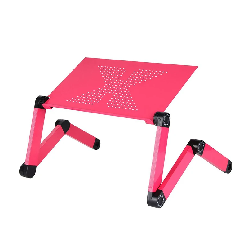 Aluminum multifunctional adjustable portable foldable bed computer desk stand folding table laptop desk