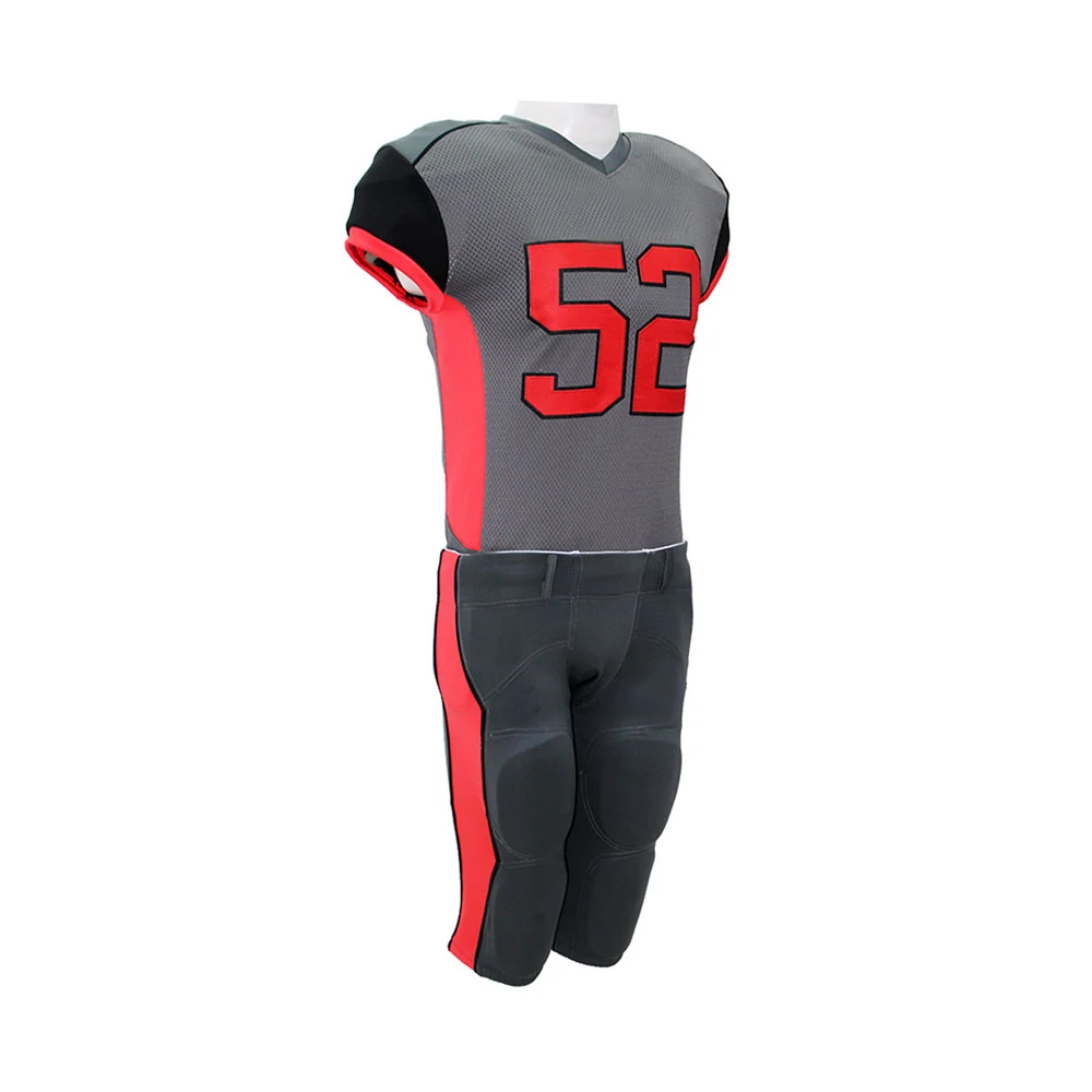 100 % Polyester Sublimation Custom Design American Football Uniform Wholesale American Football Uniform team member sports wear