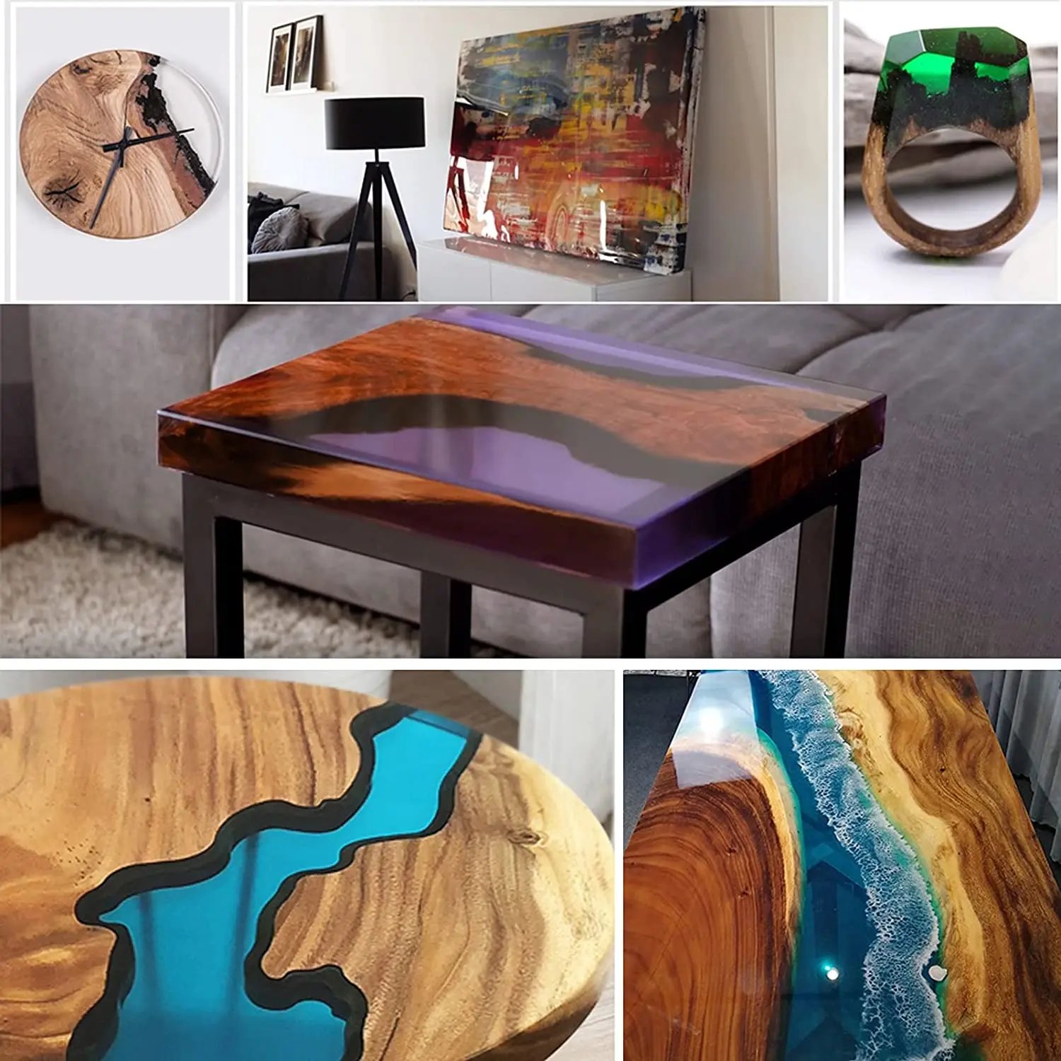 Cheap Price Crystal Casting Epoxy Resin Wood Table Epoxy Resin Casting