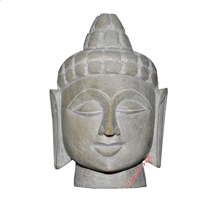 stone Buddha head 3