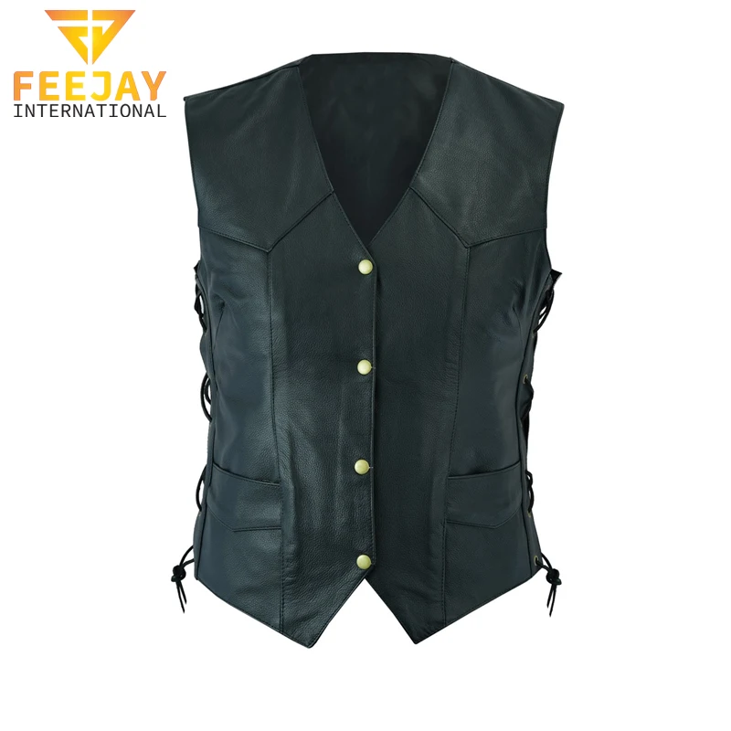 Байкерский высококачественный мужской жилет из натуральной кожи и индивидуальный чехол Зимний мотоциклетный