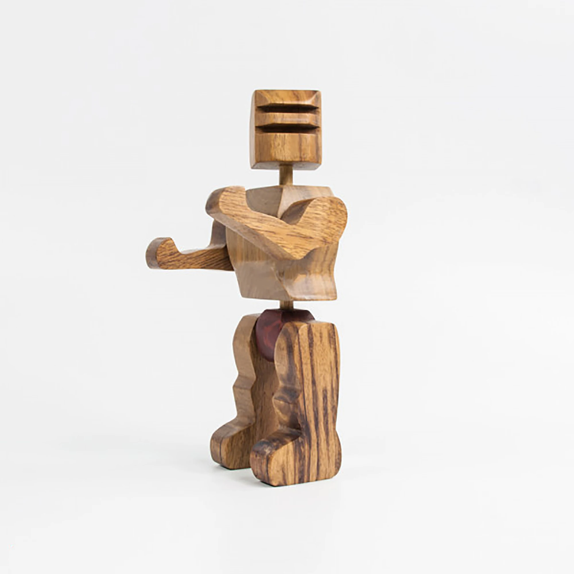 
OEM - ODM Wooden Intelligent Robot - Educational toy DIY wood puzzle- Creative DIY Graffiti activity Figure wooden robot 