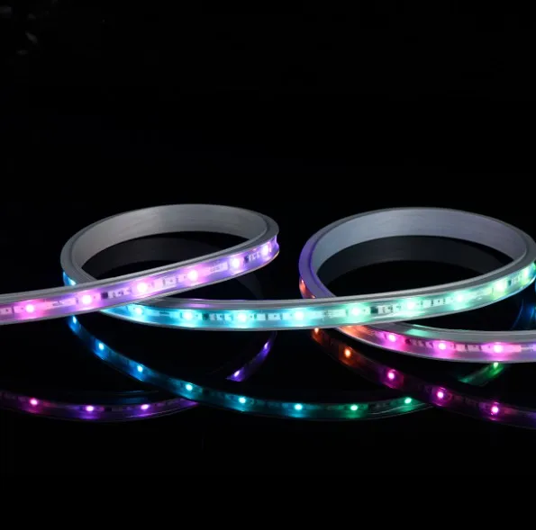 Flexible Led Wall Washer 7W Per Meter Pixel Led Strip IP68 Neon Light For Outdoor Decorative