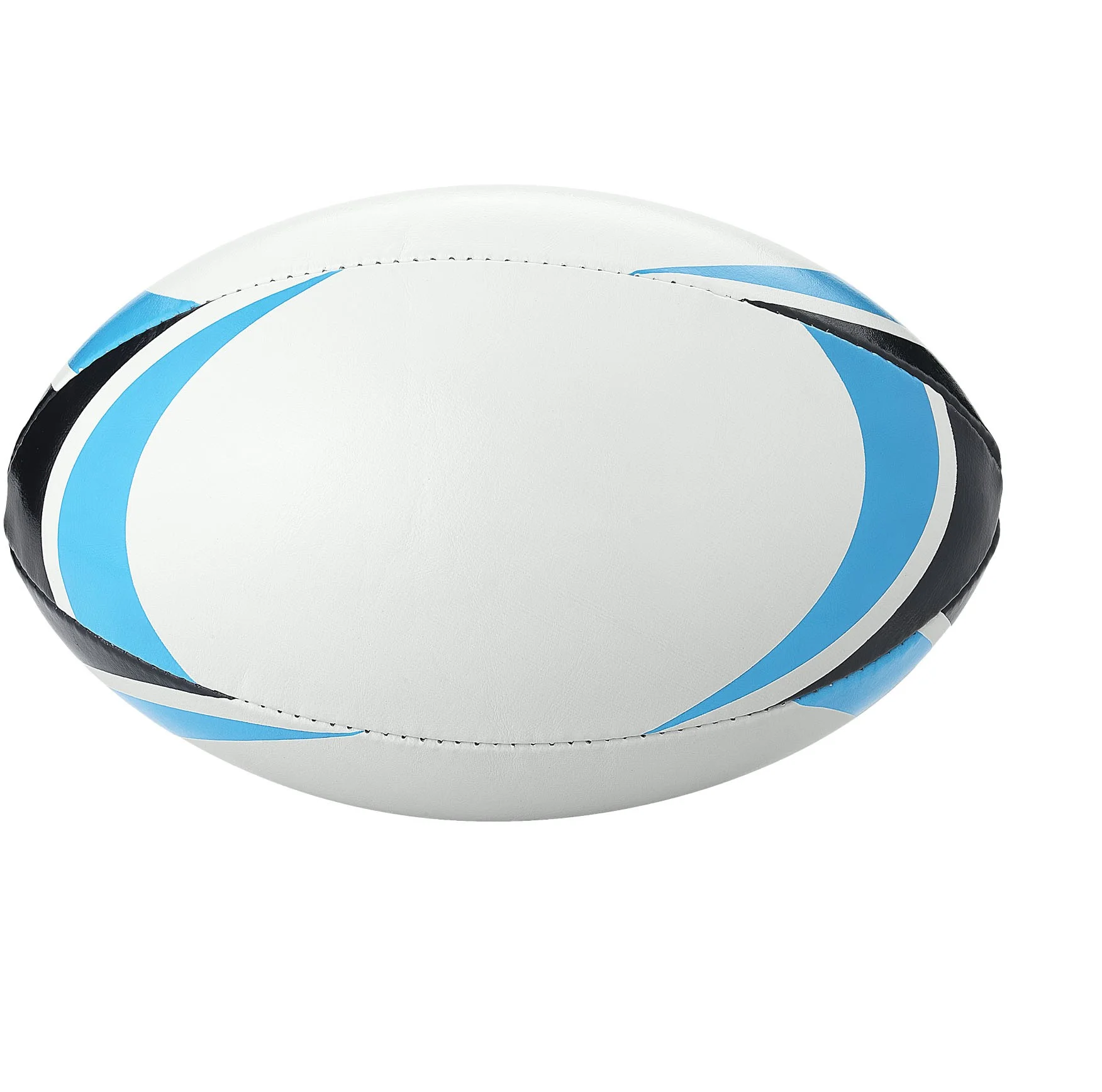white modern rugby ball