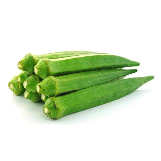Свежие овощи Okra свежие дамские пальцы Органические родные продукты okra из немецких ферм