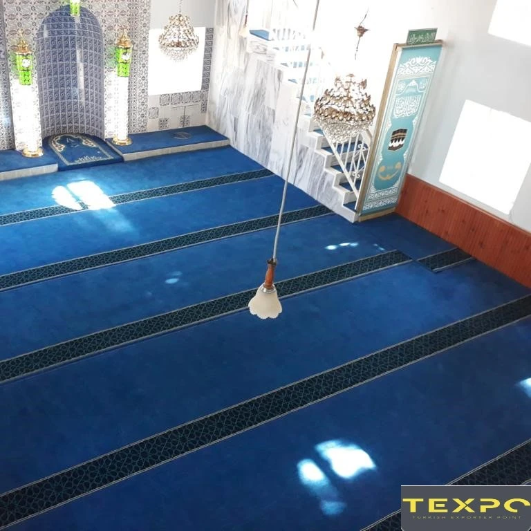 Mosque carpets in our stocks; fast delivery reasonable price, with less wastage according to the size, an average of 20% price