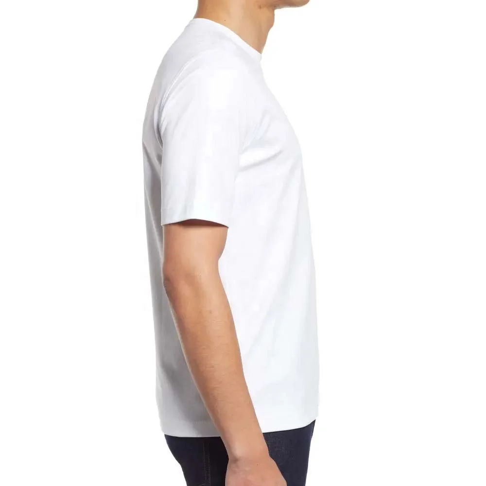 White mens short sleeve  training wear Hot High Quality Sale T-Shirt  Printing Custom Breathable 100 Cotton Men Blank T Shirt