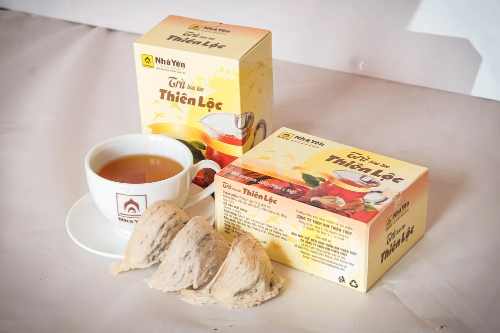 Лучшее качество, лечебная добавка, напиток Thien Loc, мгновенный чай, саланганезагнездо, птичье гнездо, чай, хорошая цена