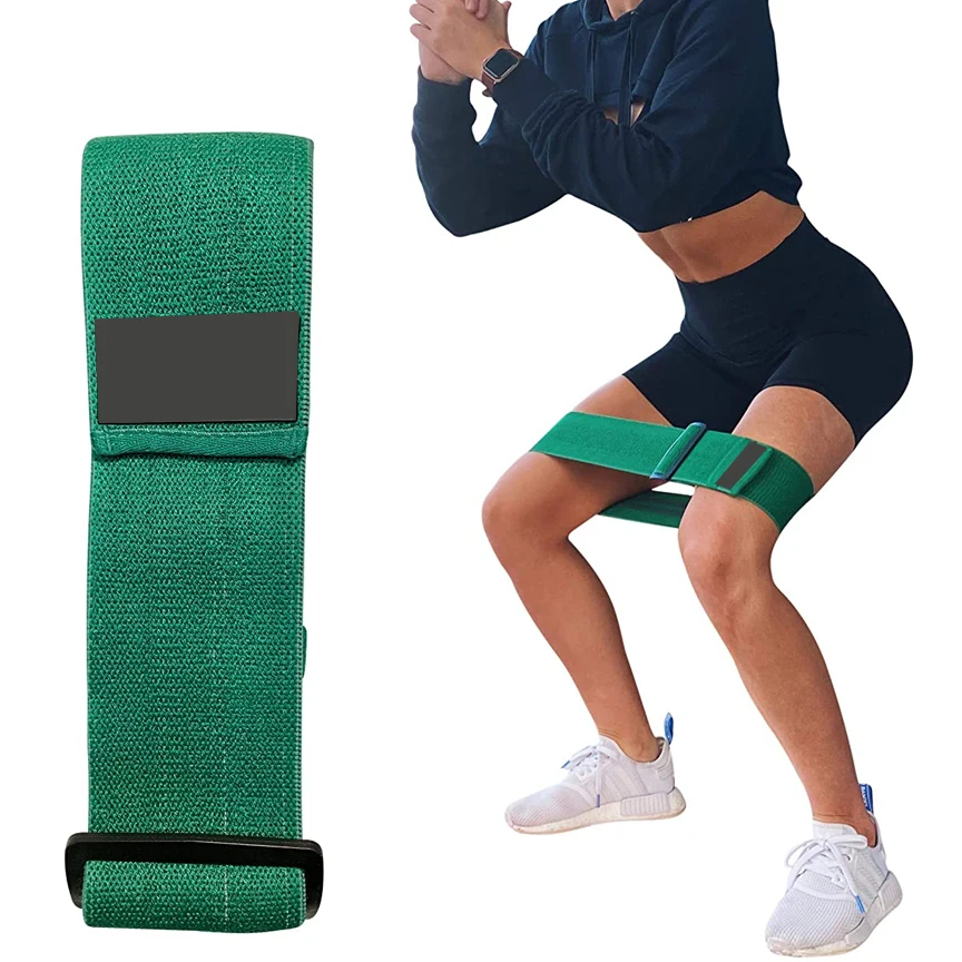 
Пользовательские Фитнес-Упражнения Регулируемая окружность бедра сопротивление ремешок с пряжкой 