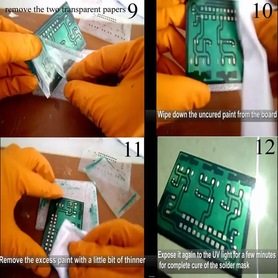 peelable protection solder resist screen printing ink for pcb