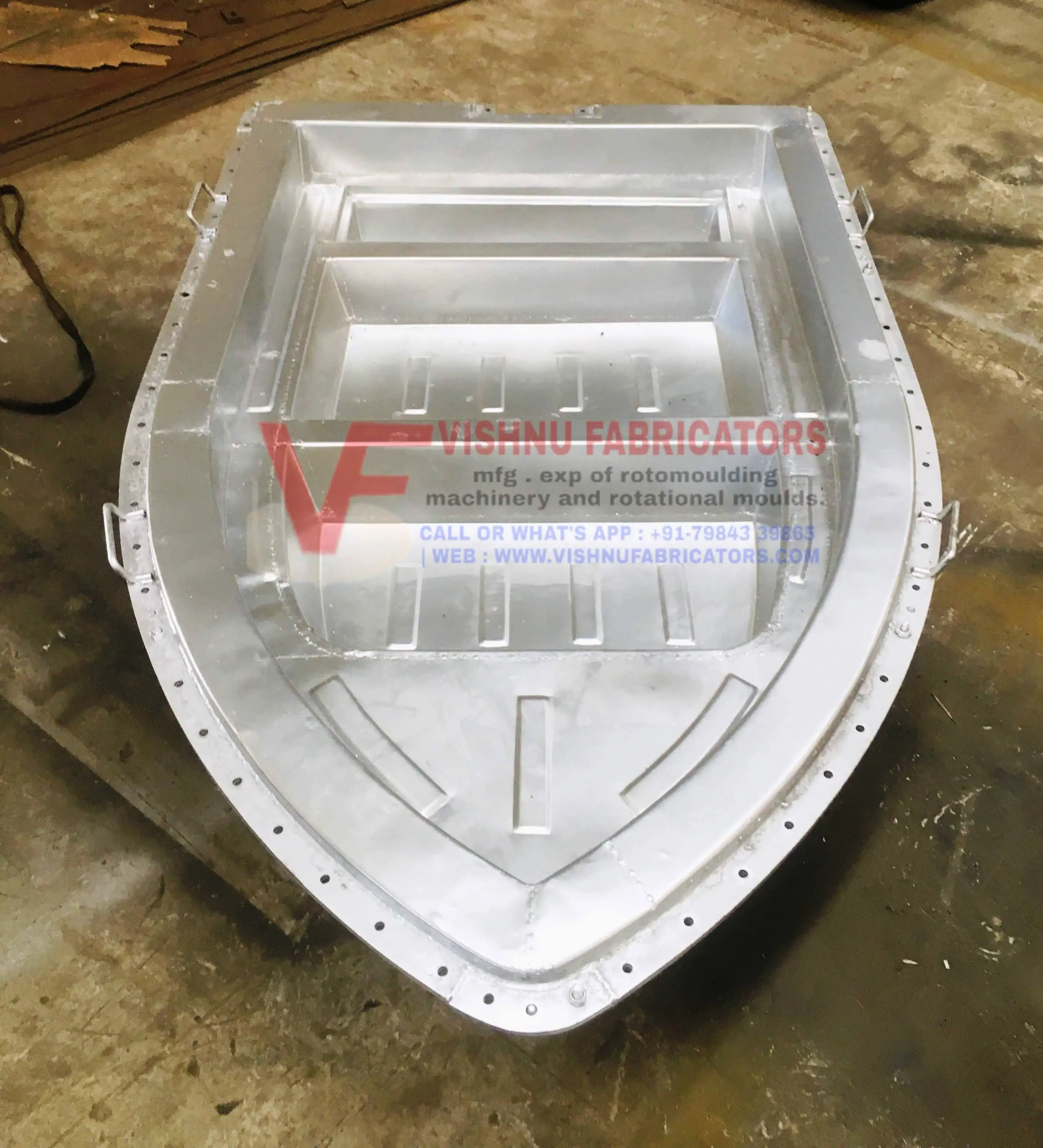 Boat roto mould made by  steel mould , rotomolding kayak boat mould manufacturer from india
