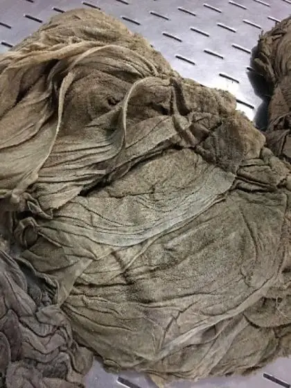 Buffalo Omasum, 30 kg Salted Omasums in Plastic Bags.