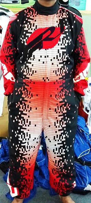 Racing Karting and Mechanic Suits Motorcycle & Auto Racing Sets Cordura Fabric/ Polycotton Fabric by FR-1 Factory Sportswear