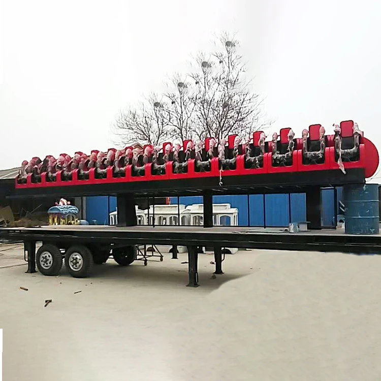 New Design Manege Forain Attraction Amusement Park Ride on Trailer Crazy Wave Large Miami Ride for Sale