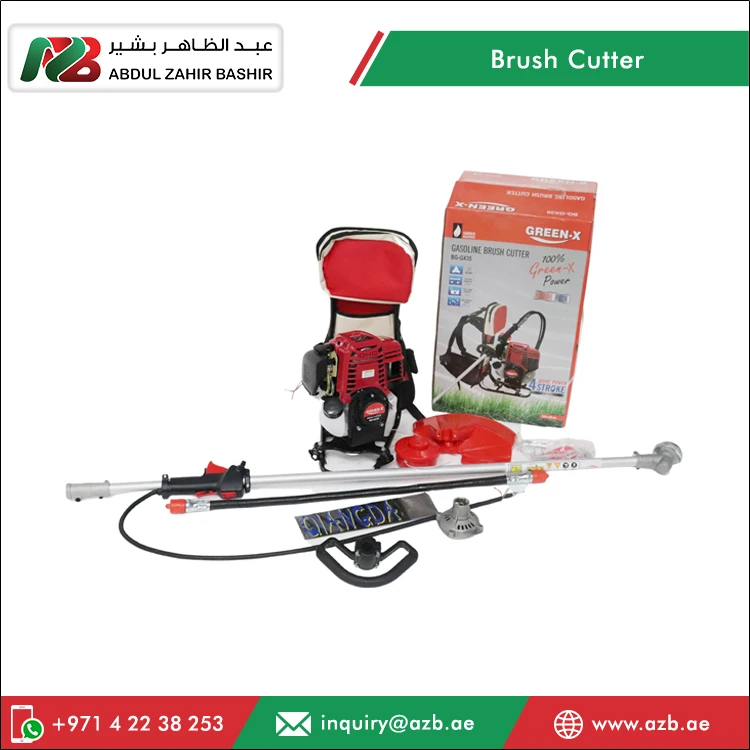 4 Stroke Petrol Engine Gardening Application Green X BG-GX35 Brush Cutter at Good Price