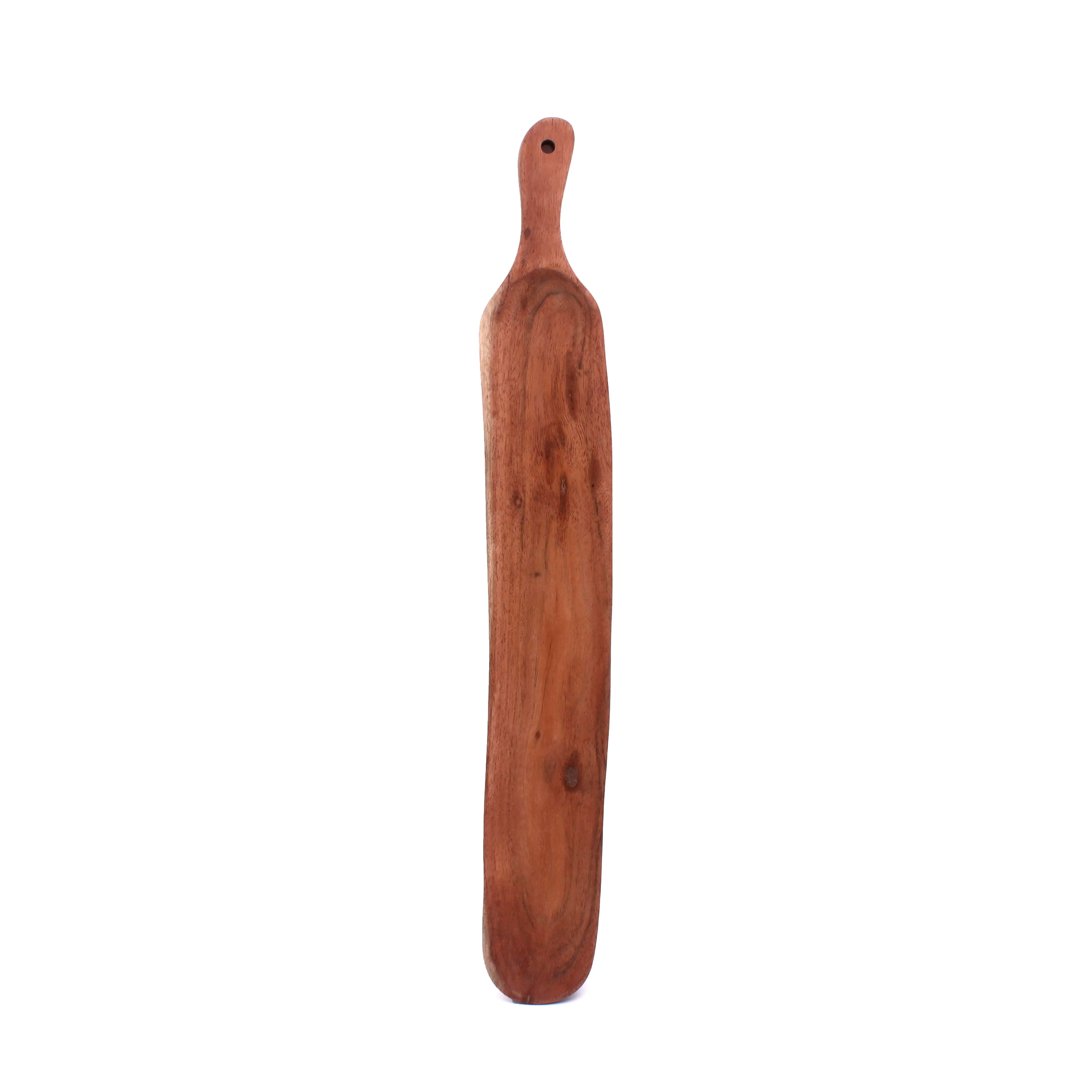 50 x 7 x 1.5 CM Natural Wooden Acacia Straight Shape Snacks Foods Serving Platter Foods Presentation Acacia Wooden Platter