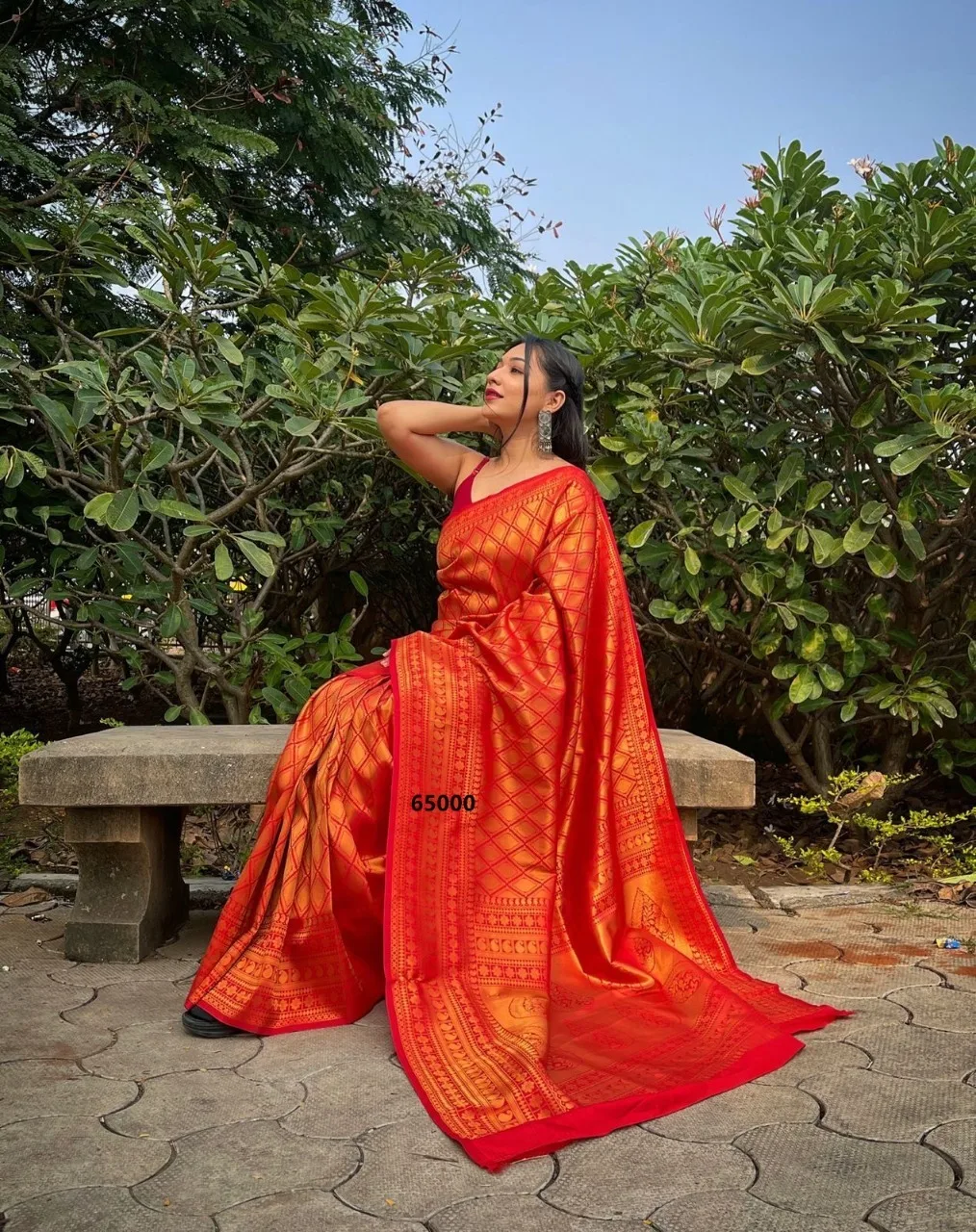 Banarasi silk jacquard saree with blouse women wear ladies party festival soft cotton silk sarees buy wholesale low price 2023