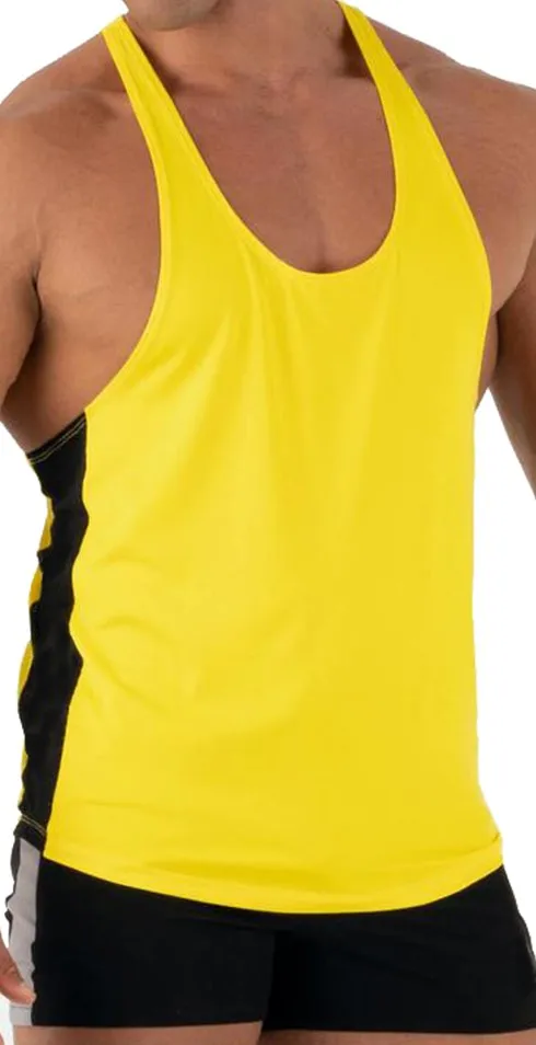  Бодибилдинг производитель мужской топ racerback однотонный заказной спортивный Стрингер