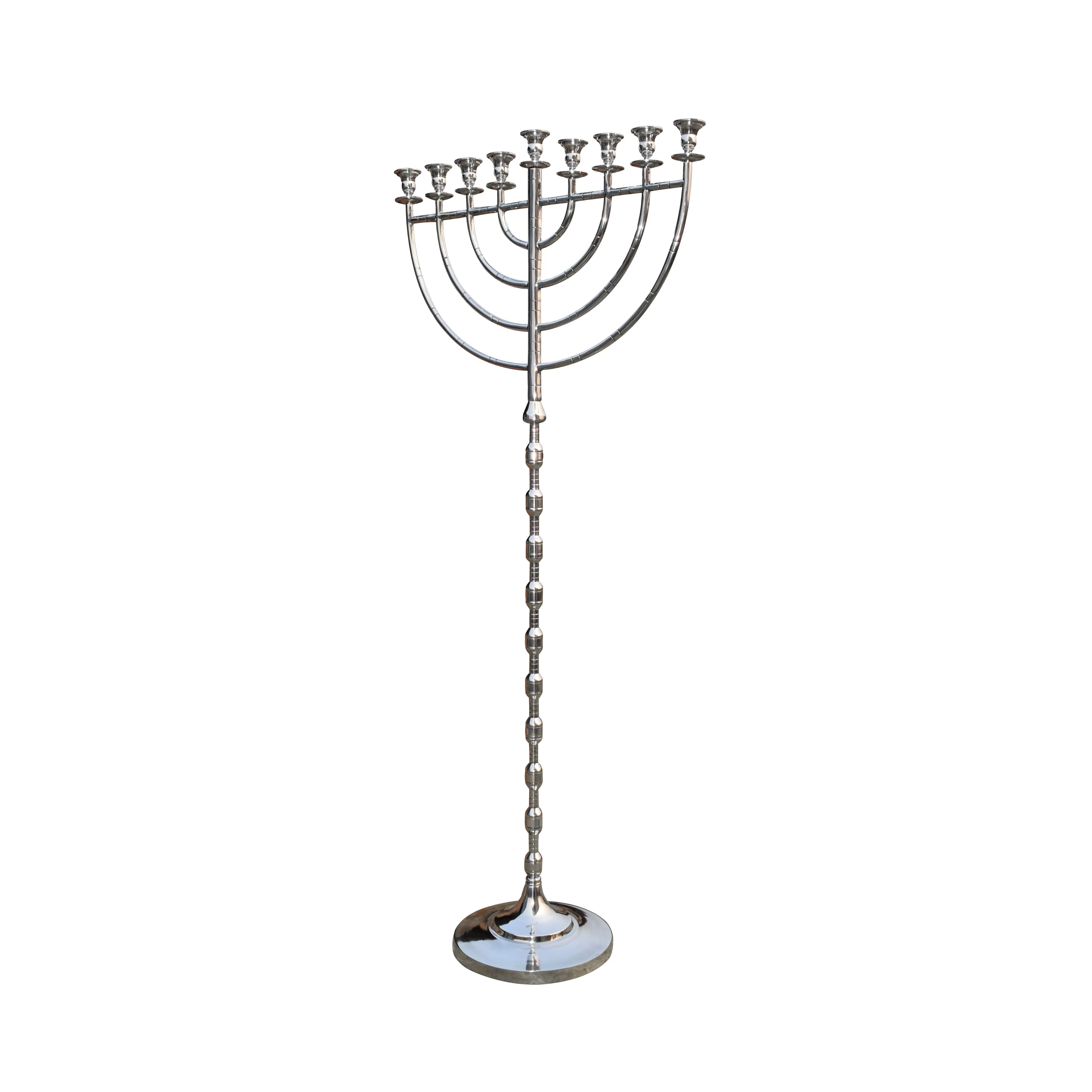 New Handmade Religious Natural Plating 9 Branch Old Temple Menorah Jewish menorahs For Home Decor Wedding