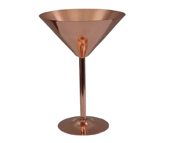 Factory Direct Supply Stainless Steel Martini Glasses Shatterproof 8 Oz Metal Cocktail Glasses