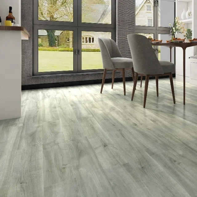 Vietnam factory of SPC flooring made from Stone plastic composite which makes core rigid and waterproof 100%