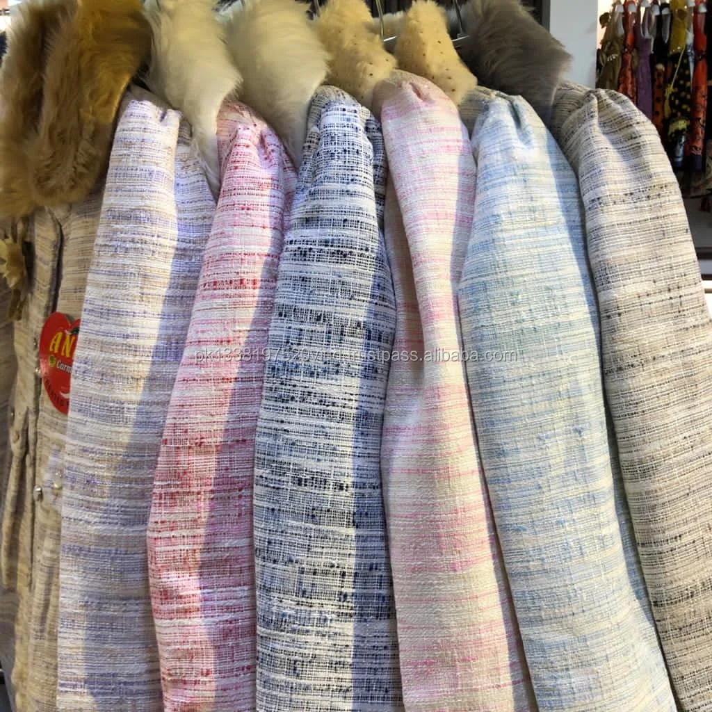 khaddar fabric coat with silk frock beautiful coat with amazing design beautiful silk frock with hairband