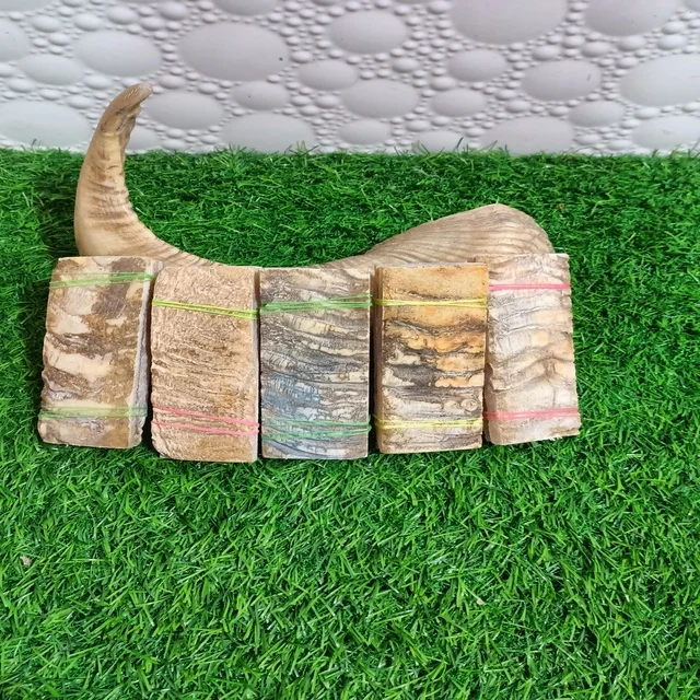 sheep horn plate for knife handle