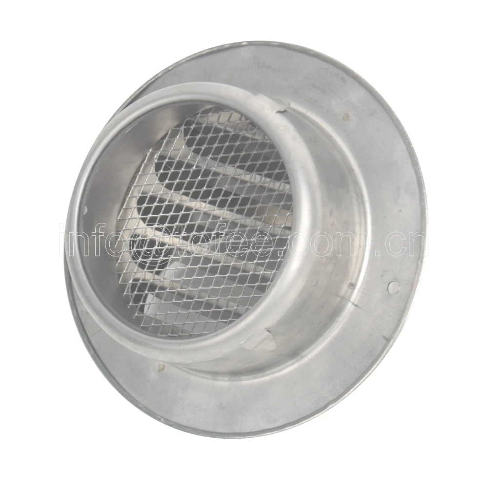 Weather proof Hooded Louvered Stainless Steel Vent louver