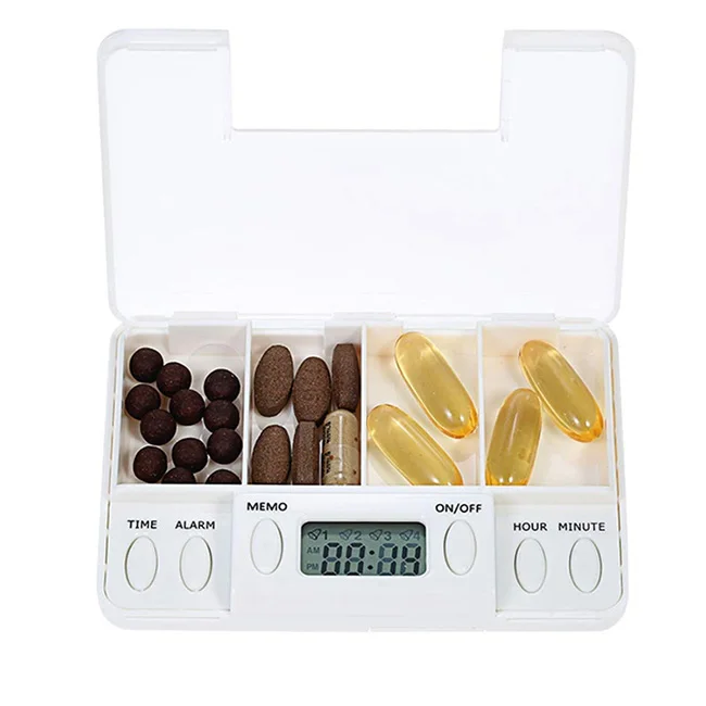 Digital Multi-function Pill Box Timer with Alarm