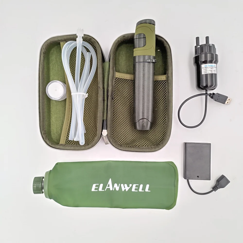 
backpacking hiking outdoor personal water filter 