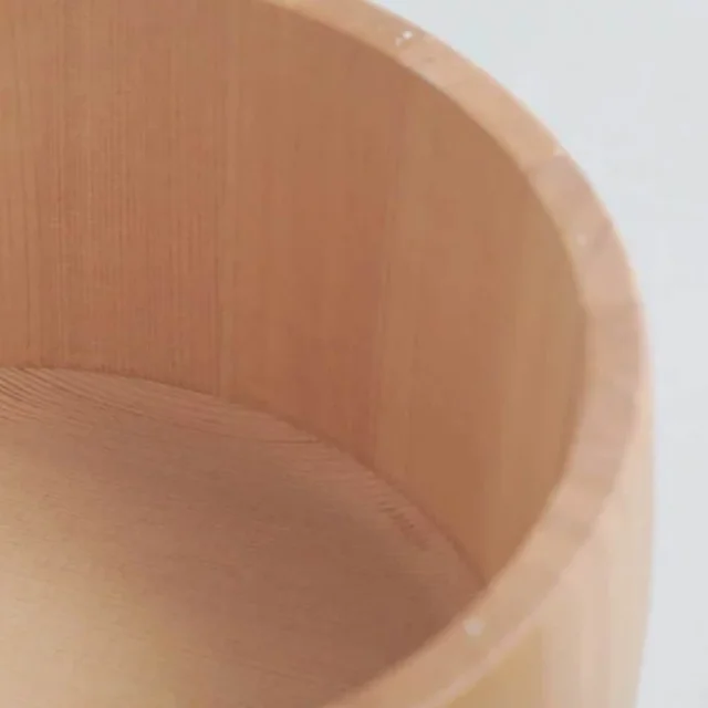 
Japanese water resistant storage wooden rice bucket restaurants for store rice deliciously 