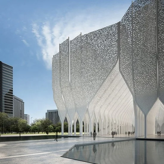 Aluminum mashrabiya decorative laser cut panels