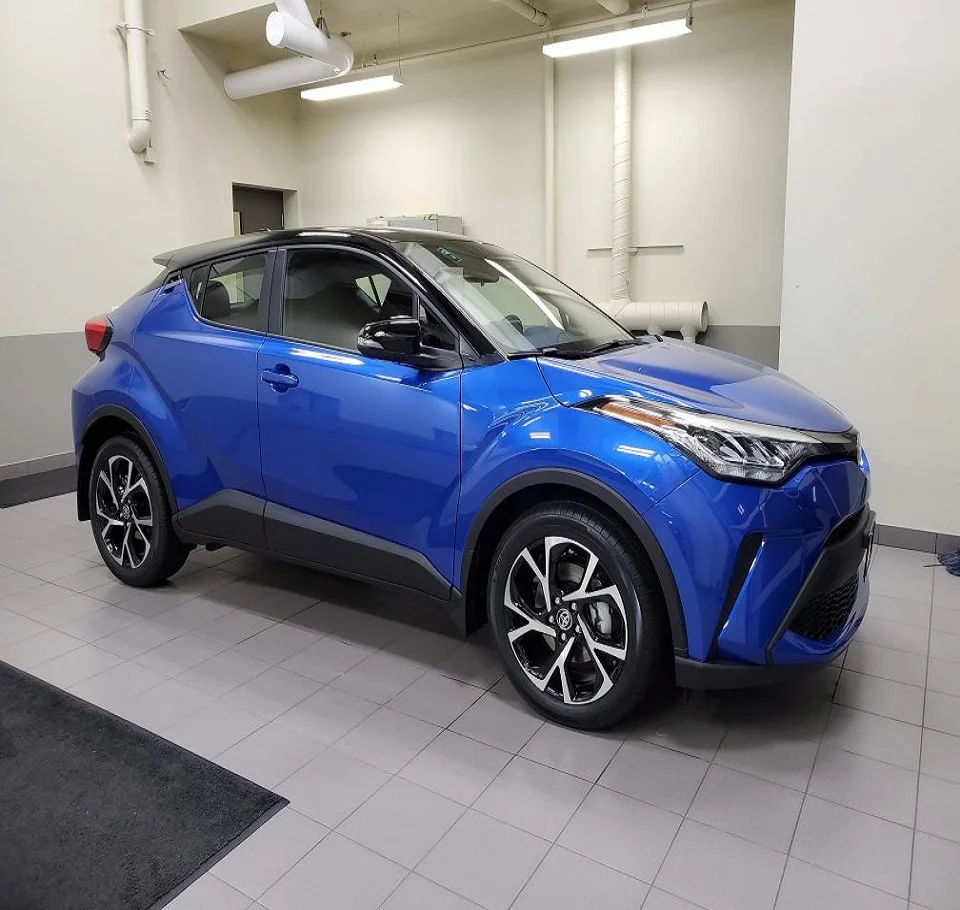 Available Used CHR XLE Premium Blue Metallic with Black Roof 2012 to 2021