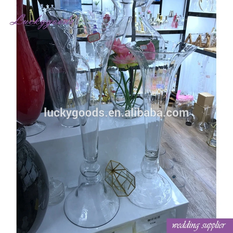 LHP075 elegant big flower arrangement vase wedding decoration flower vase