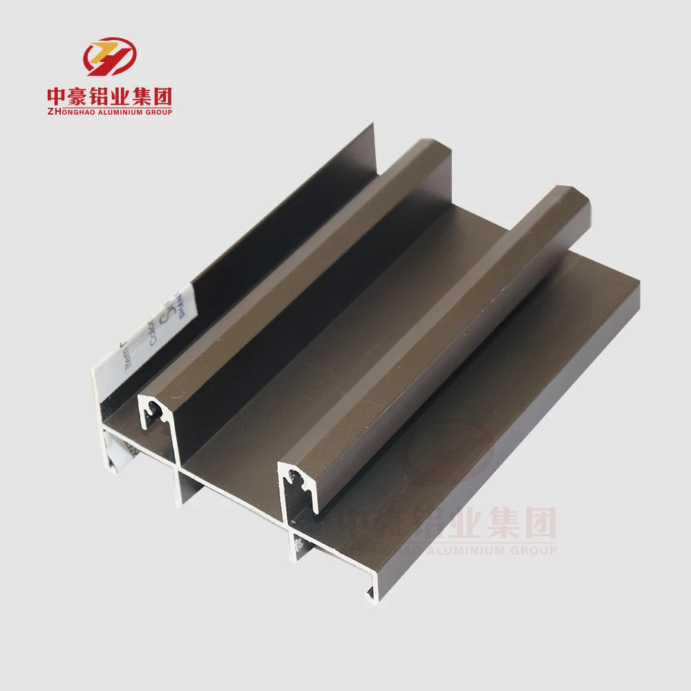 Анодированные бронзовые структурные алюминиевые профили для дверей и окон