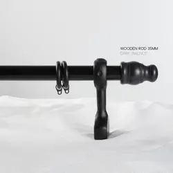 35mm Wooden curtain Rod
