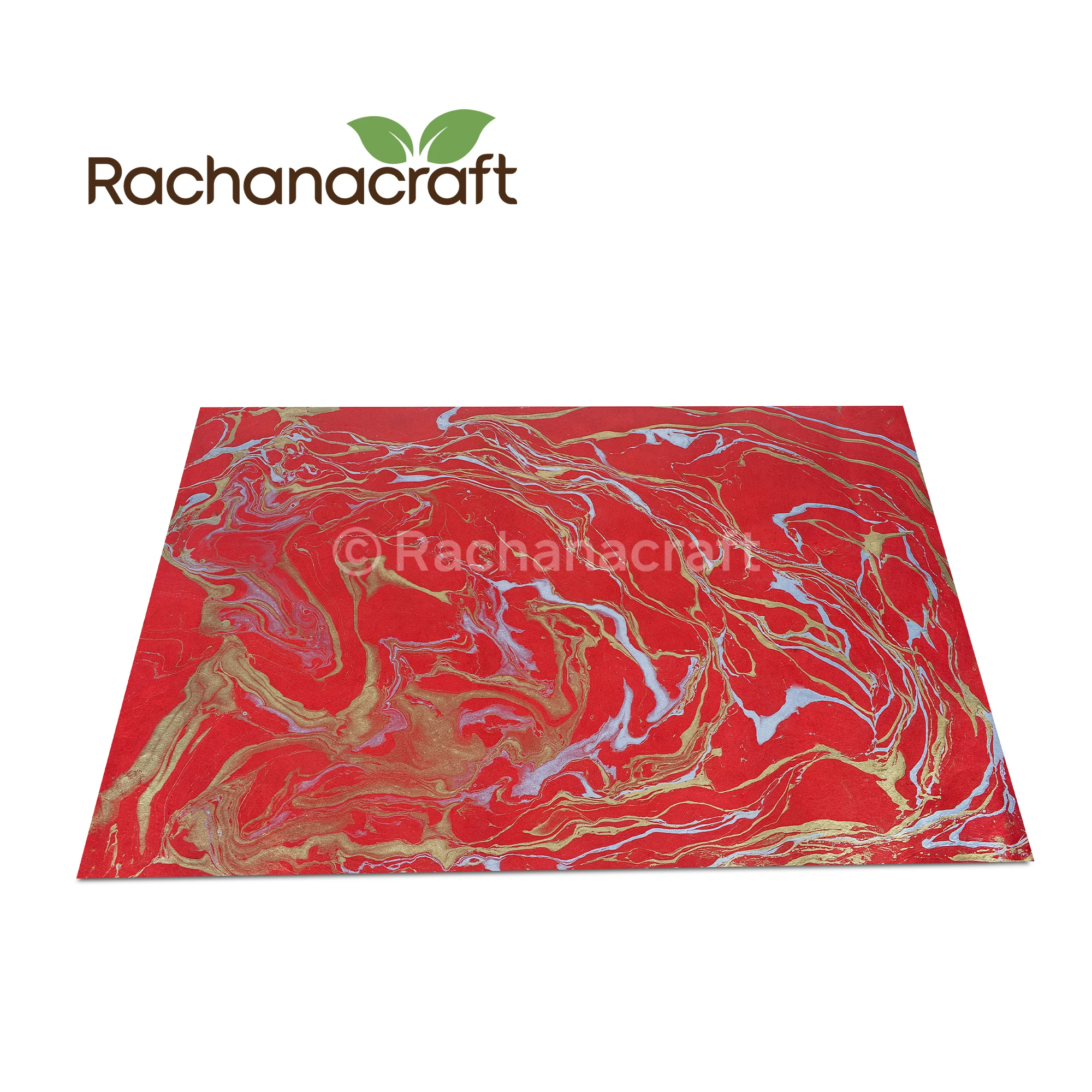Customized Wrapping Paper Gift Wrappers Roll Lokta Paper Red Color Wrapper Sheet Nepali Handmade Lokta Paper