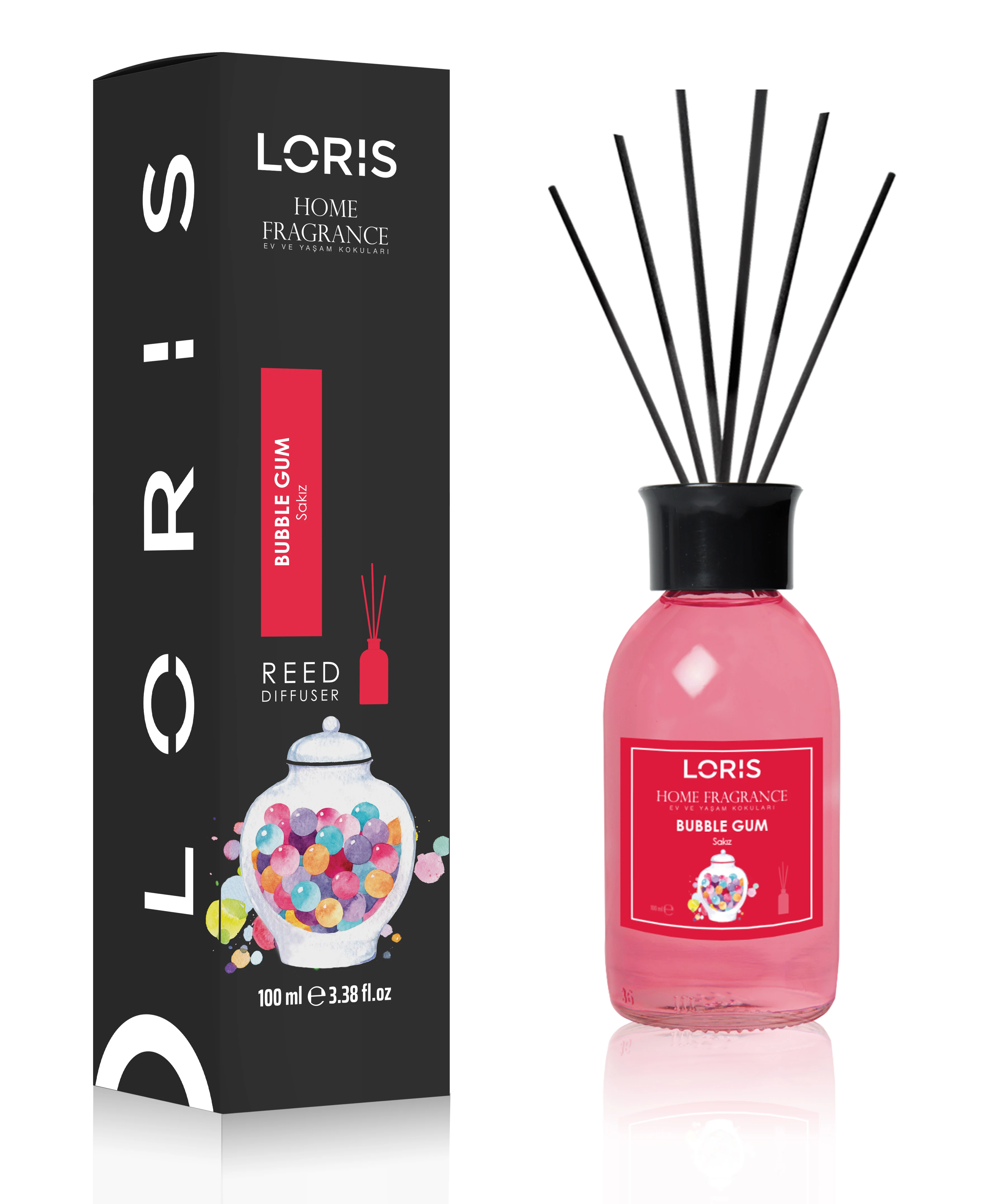 Освежитель воздуха с пружинным аромадиффузором LORIS 100 мл