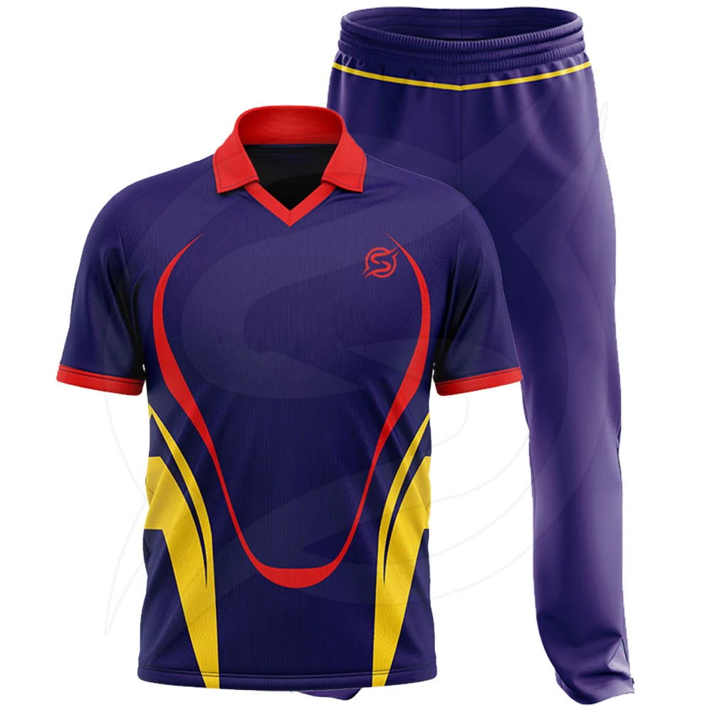 2021 customized sublimation cricket kit uniform set for men