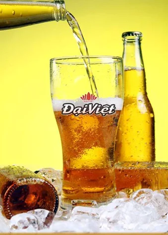  Оптовая продажа стеклянная бутылка для пива Lager Alc 4.5% объемом 450 мл Высококачественное Пиво daivietnam premium низкая цена в наличии экспорта